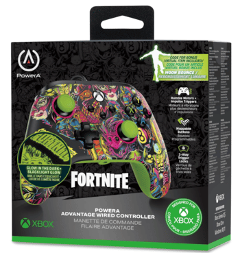 PowerA Advantage pultelis Xbox Series X|S, Windows – Glow (šviečiantis