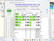 Toshiba 500 gb hdd 2.5 MQ01ACF050 ir Western Digital WD5000LPVX-08V0T Blue 500GB