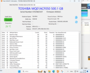 Redeem Toshiba 500 gb hdd 2.5 MQ01ACF050 ir Western Digital WD5000LPVX-08V0T Blue 500GB