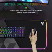  Onikuma MP005 Pink RGB mouse pad (RGB pelės kilimėlis) for sale