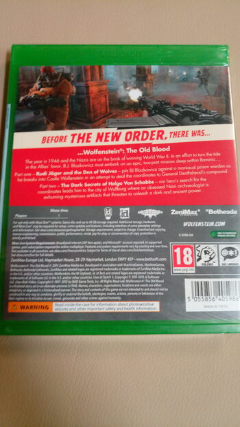 Wolfenstein: The Old Blood Xbox One