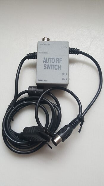 ADAPTADOR AUTO RF SWITCH PAL PLAYSTATION PSX PS1 PSONE PS2 PS3