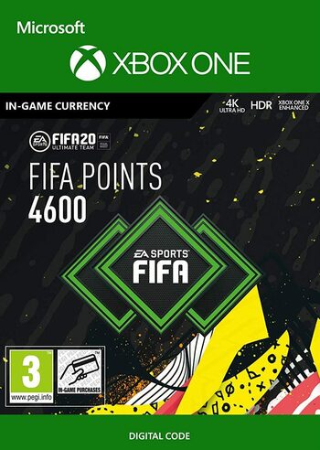 FIFA 20 - 4600 FUT Points (XboxOne) Xbox Live Klucz GLOBAL
