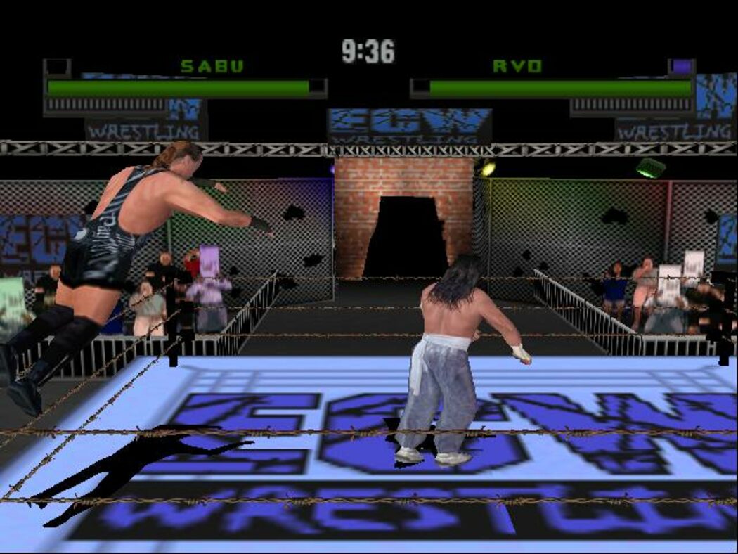 ECW Hardcore Revolution top for Nintendo 64