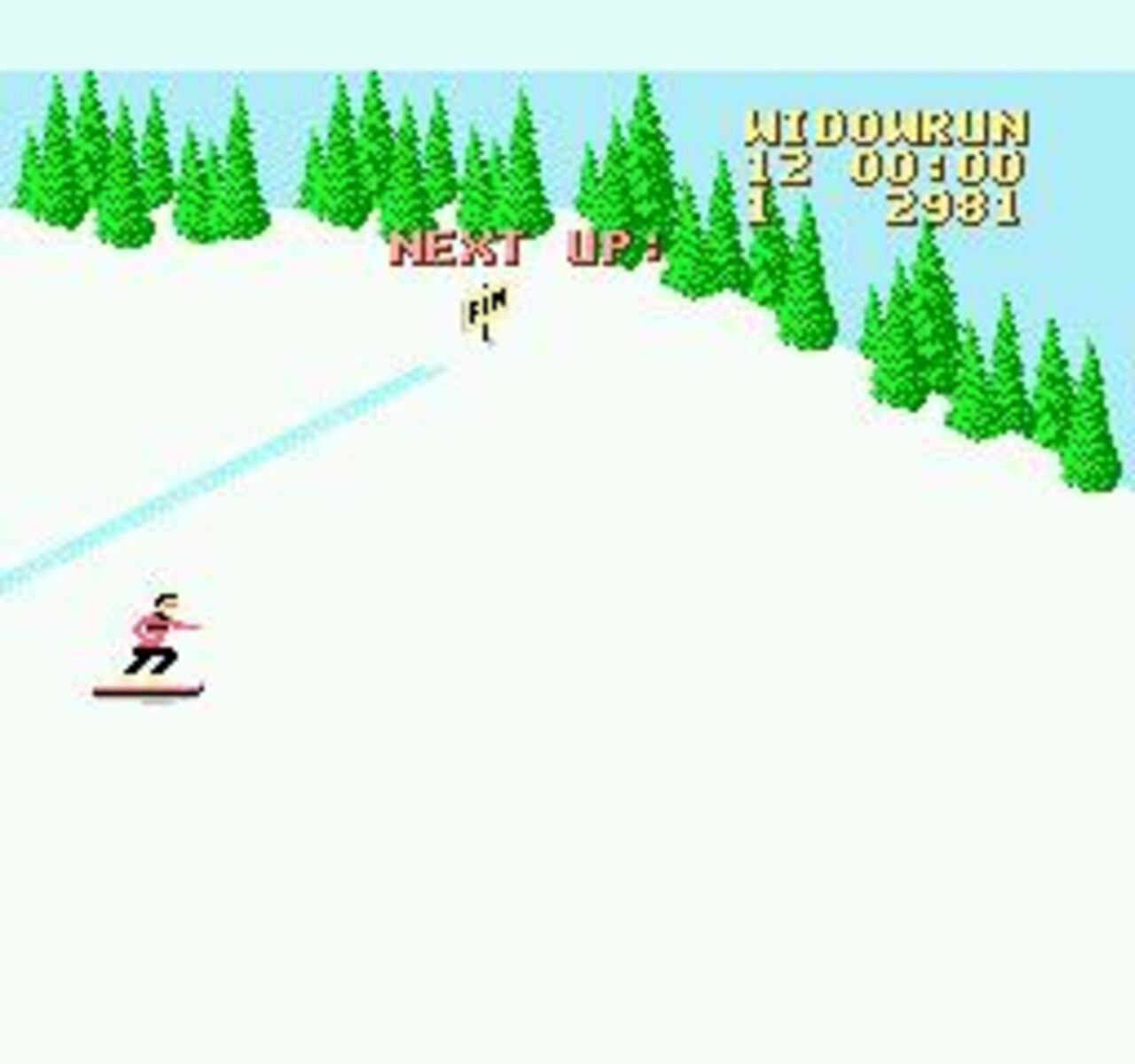 Snowboard Challenge NES