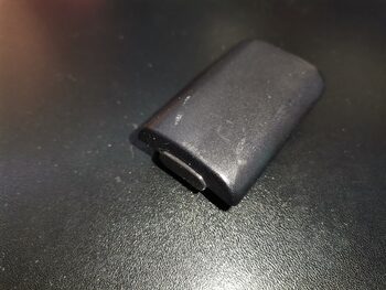 Xbox 360 pultelio baterijų dangtelis juodas