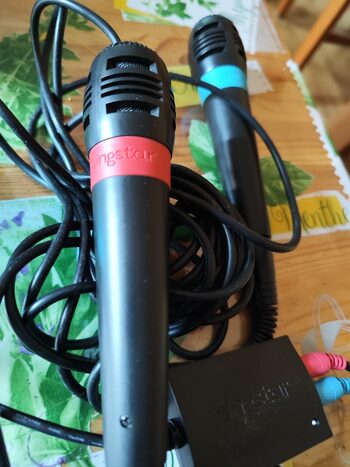 microfono singstar+ adaptador usb