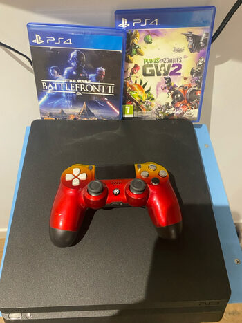 Ps4 slim 1TB + mando X Controller + 2 juegos gratis 