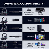 Onikuma X7 Pro gaming headphones (žaidimų ausinės) for sale