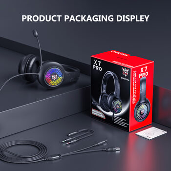 Onikuma X7 Pro gaming headphones (žaidimų ausinės)