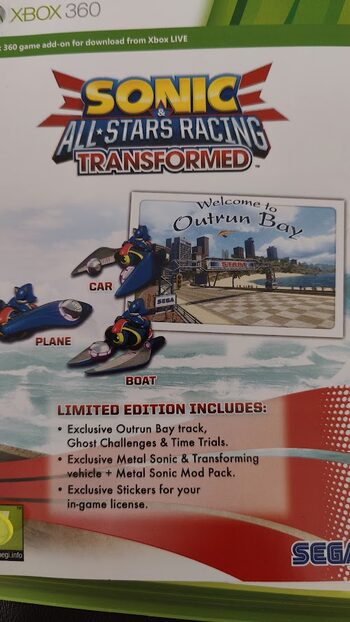 Sonic & All-Stars Racing Transformed: Bonus Edition Xbox 360