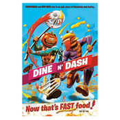 poster 91x61 Fortnite dine n dash 