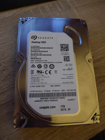 Seagate Barracuda 1 TB HDD Storage