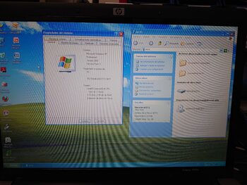 hp compaq 6720s portátil clásico retro con Windows XP y juegos retros