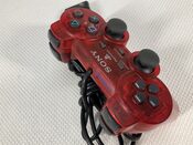 Get Mando Dualshock 2 Rojo Transparente Skull Ps2 Playstation 2