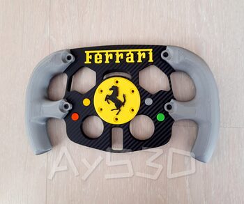 MOD F1 Formula 1 FERRARI para Volante Logitech G29 y G923 de PS PlayStation y PC