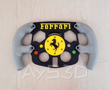 MOD F1 Formula 1 FERRARI para Volante Logitech G29 y G923 de PS PlayStation y PC