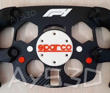 MOD F1 Fórmula 1 SPARCO para Volante Logitech G29 y G923 de PS PlayStation y PC