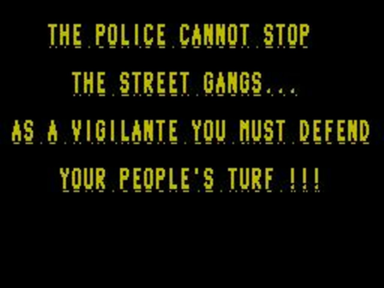 Vigilante (1988) SEGA Master System