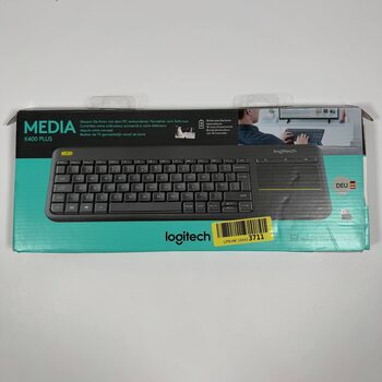 Logitech K400 Plus Wireless Touch TV Keyboard With Easy Media Control