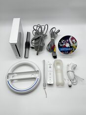 ATRIŠTAS Nintendo Wii RVL-101 Žaidimų Konsolės Pilnas Baltas Rinkinys