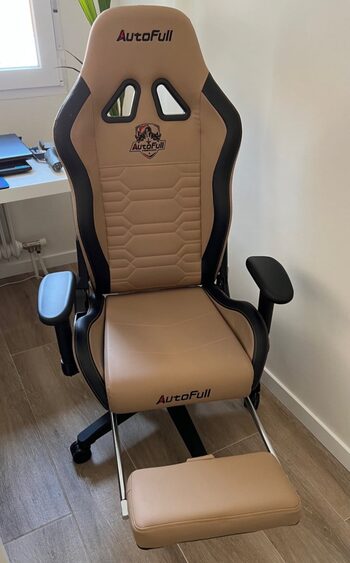 Redeem AutoFull Silla Gaming Gamer cuero Reposapiés