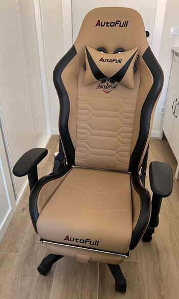 AutoFull Silla Gaming Gamer cuero Reposapiés for sale