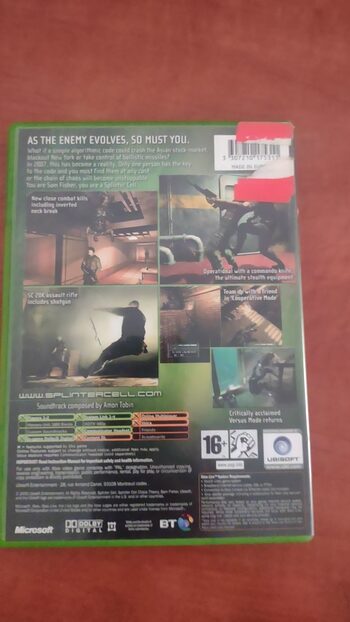 Tom Clancy's Splinter Cell Chaos Theory Xbox for sale