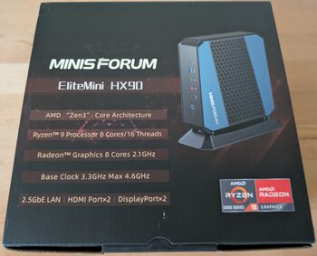 Minisforum HX90 Ryzen 5900HX 512GB SSD 16GB RAM