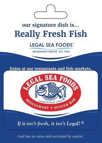 Legal Sea Foods Gift Card 20 USD Key UNITED STATES