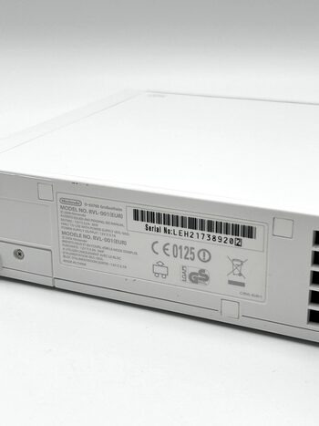 Nintendo Wii RVL-001 Žaidimų Konsolės Pilnas Baltas Rinkinys