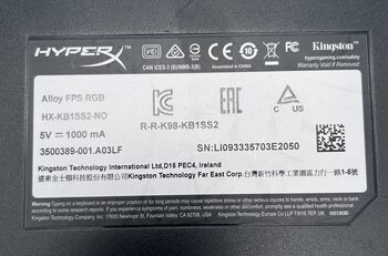 HyperX Alloy FPS RGB Mechaninė Gaming Klaviatūra