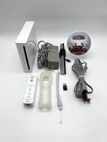Nintendo Wii RVL-001 Žaidimų Konsolės Pilnas Baltas Rinkinys