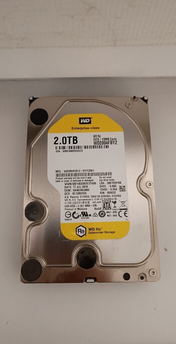 Western Digital RE 2 TB HDD Storage