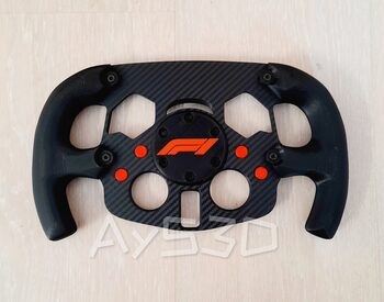 MOD F1 Formula 1 para Volante Logitech G29 y G923 de Ps PlayStation y PC ROJO