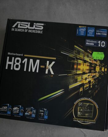 Asus motininė + procesorius