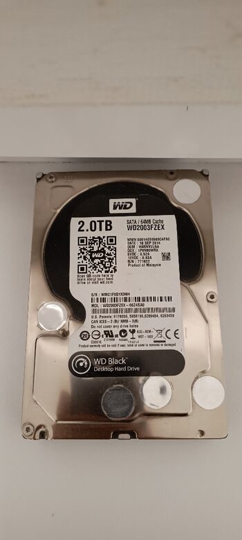 Western Digital BLACK SERIES 2 TB HDD Storage