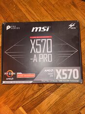 MSI X570-A PRO AMD X570 ATX DDR4 AM4 2 x PCI-E x16 Slots Motherboard