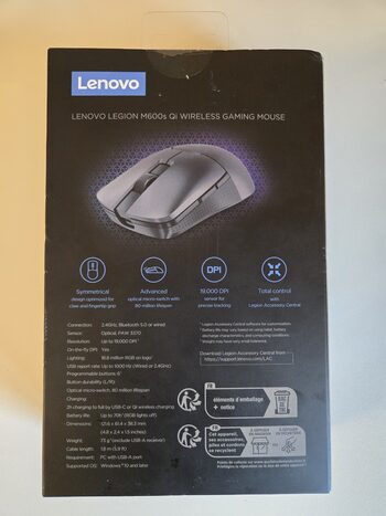 Buy Belaidė žaidimų pelė Lenovo Legion M600s Qi