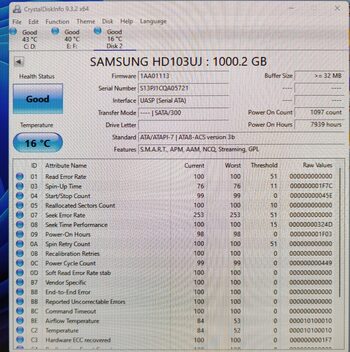 Samsung Spinpoint F3 1 TB HDD Storage for sale