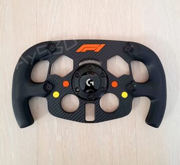 MOD F1 FORMULA 1 Logo F1 Color NARANJA para Volante Logitech G29 y G923 PS y pc