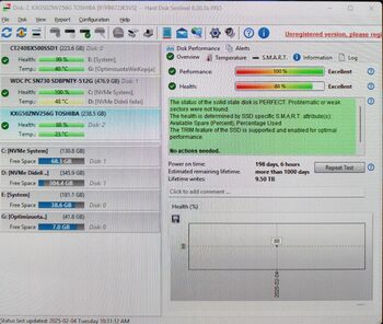 Toshiba XG5 256 GB NVME Storage for sale