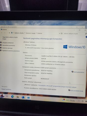 Lenovo yoga 2 lieciamas ekranas 3200x1800 raiska i7-4500u 8gb ram 512gb ssd