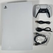 PlayStation 5, Black & White, 825GB + Controller and Cables