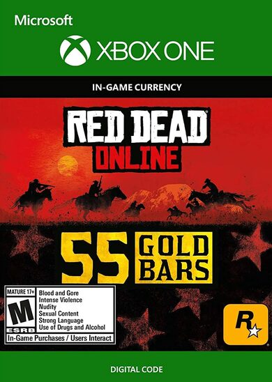 E-shop Red Dead Redemption 2 Online 55 Gold Bars (Xbox One) Xbox Live Key GLOBAL