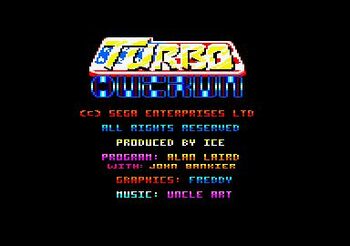 Turbo Outrun (1989) SEGA Mega Drive for sale