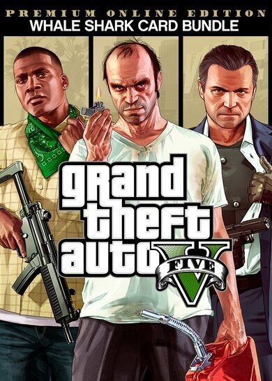 E-shop Grand Theft Auto V: Premium Online Edition & Whale Shark Card Bundle Rockstar Games Launcher Key BRAZIL
