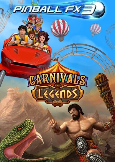 E-shop Pinball FX3 - Carnivals and Legends (DLC) (PC) Steam Key GLOBAL