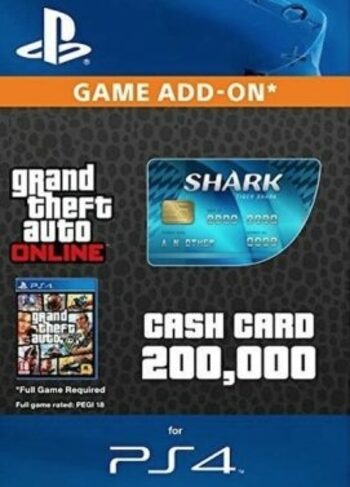 Grand Theft Auto Online: Tiger Shark Cash Card (PS4) PSN Key FRANCE