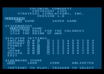 Colonial Conquest (1985) Commodore / Amiga